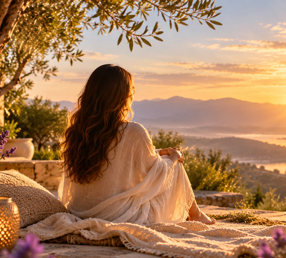 Peaceful spiritual journey